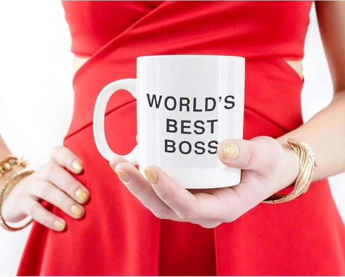 Taza Del Mejor Jefe Del Mundo, Taza De Café De La Oficina, D