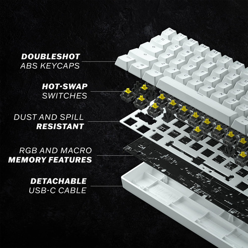 Hk Gaming Gk61 Teclado De Juegos Mecánicos - 61 Teclas Multi