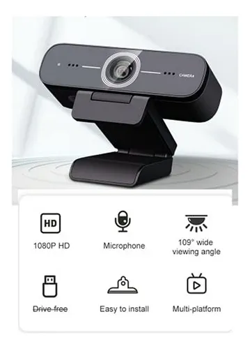 Cámara Web Hd100 Para Profesionales | Full Hd , Micrófonos I