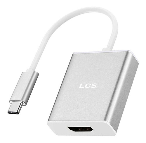 Imagen 2 de 4 de Cable Adaptador Conversor Usb-c A Hdmi Lcs Premium Full Hd