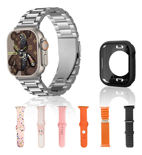 Ultra9 7+1 Smartwatch Mejorado Con 7 Pulseras Gratis