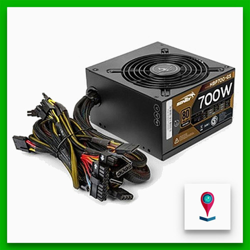 Fuente de alimentación para PC Sentey High Beat Power HBP700-GS 700W negra 220V