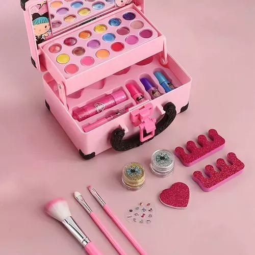 Kit de Maquiagem Infantil Lavável da Barbie para Crianças a Partir