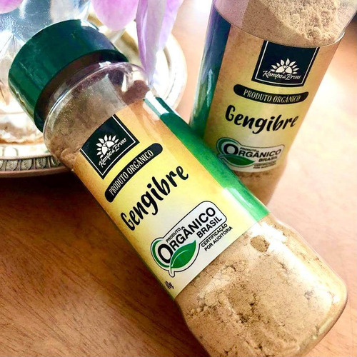Gengibre Puro Em Pó 50 G - Orgânico E Certificado (ginger)
