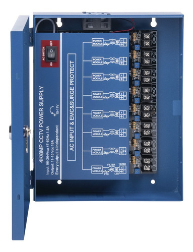 Fuente Poder Profesional Heavy Duty 11-15 Vcd @ 16a 4k 8 Cam