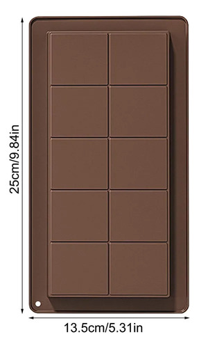 Molde De Barra De Chocolate Molde De Chocolate Rectangular M