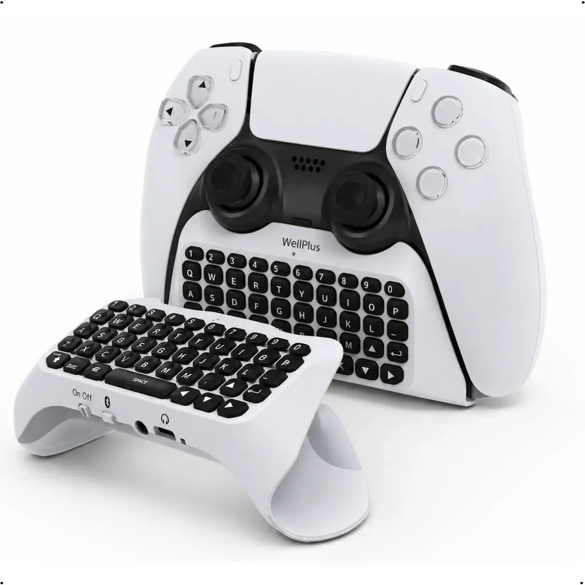 Teclado Controle Ps5 Recarregável Wellplus Compacto