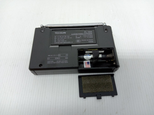 Imagem 8 de 10 de Rádio Receptor Tecsun Pl-380 Am Fm Oc Preto Pl380