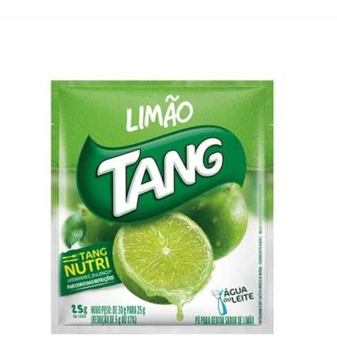 Refresco Em Pó Tang Limão Caixa Com 15 Unidades De 25gr Cada