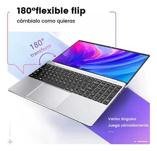 15.6 Pulgadas N5095 4c4t 2.9ghz Laptop 16gb Ddr4 512gb Ssd Ñ Plateado