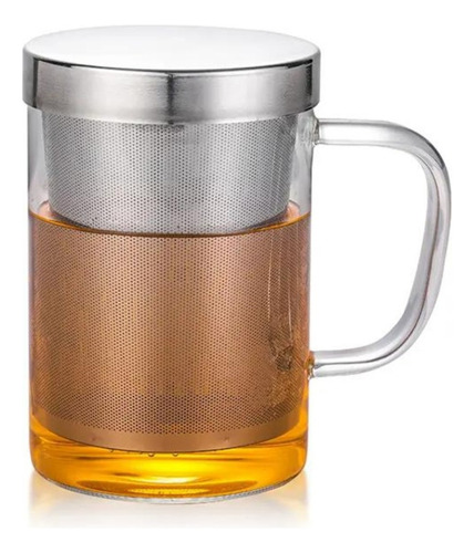 Copo Ao Fogão 500ml Caneca De Vidro Com Fiotro Para Chá