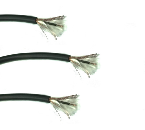 Cable Micrófono Mono 6mm Con Malla De Seda (por Metro) .....