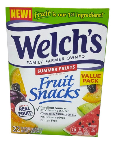 Gomitas Welch's Summer Fruits Edición Especial 499g
