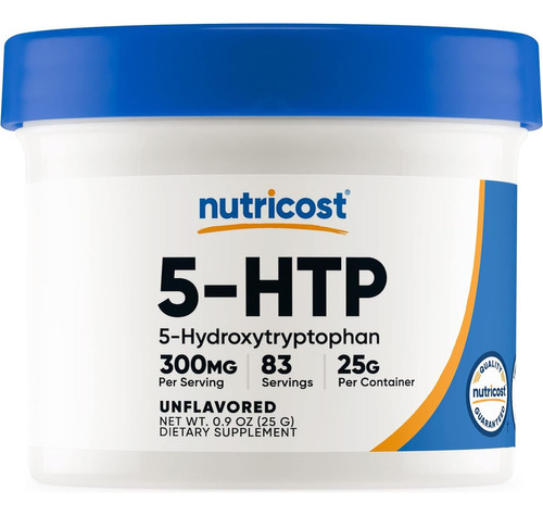 Nutricost 5-htp Polvo 25 Gramos 300 Mg Por Servs Sfn