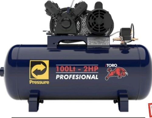 Compresor Pressure Tr100 2hp 100 L 60 Hz Monofasico Factura