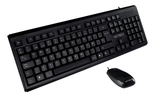 Kit Teclado Mouse Multimedia Acteck Entry 510 Alambrico Usb