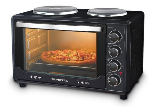 Horno Punktal Pk-448 He 2 Hornallas Con Timer 48lts Kirkor