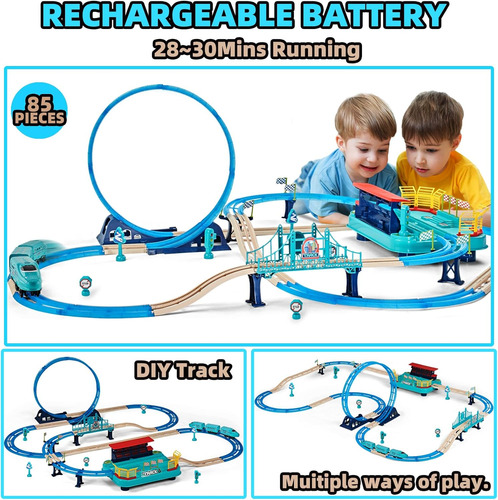 Conjuntos De Trenes Eléctricos, Trenes Navideños, Juguetes,