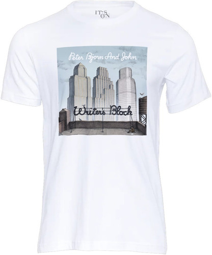 Playera Portada Writer's Block. Young Folks. Peter Bjorn