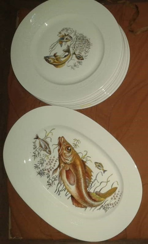 Imagen 10 de 10 de Juego De Platos De Porcelana