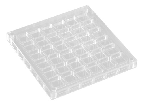 Caja De Almacenamiento Magnética De Acrílico 36 Rejillas