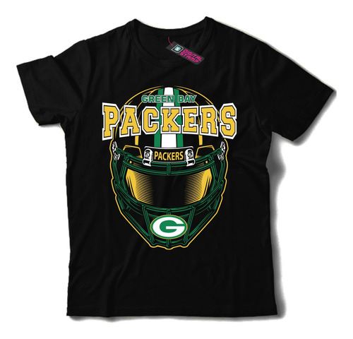 Remera Green Bay Packers Football Americano Team T75 Premium