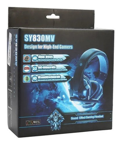 Auricular Gamer Headset C/microfono Cable Aux. Hy-830mv
