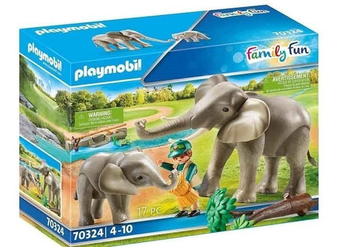 Playmobil 70324 Family Fun Recinto Exterior De Elefantes