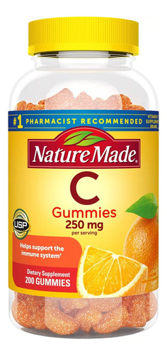 250 Mg 200 Gomitas De Vitamina C Nat - cc a $183186