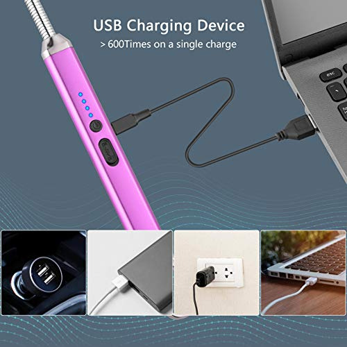 Encendedor Eléctrico Usb Recargable Para Velas Y Parrillada.