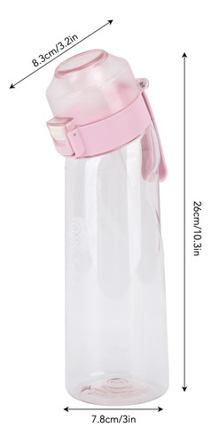 Fragancia Para Botella De Agua, 650 Ml, Tapa Transparente