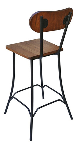 Banco Ouzo Asiento Cuadrado Respaldo En Madera Marca Durex