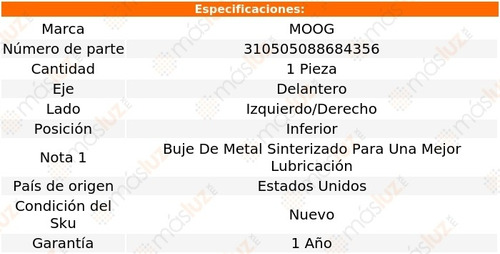 Set 2 Rotulas Del Inf Chevrolet G10 Van 71-74 Moog