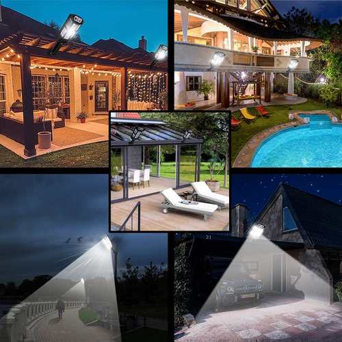 Lámpara Solar Impermeable Para Exteriores/interiores 43led I