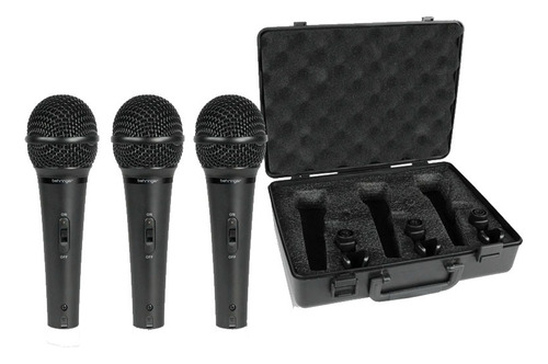 Kit Tres Microfonos Behringer Xm 1800s La Plata