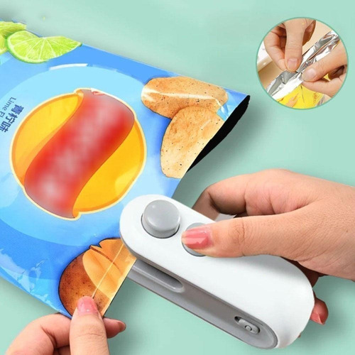 Mini sellador térmico recargable magnético portátil 2 en 1