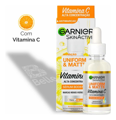 Sérum Booster Antimarcas Uniform&matte Vit C Garnier - 15ml