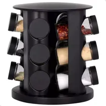Comprar Porta Condimento Temperos Giratório 9 Potes Vidro Com Tampa