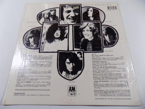 Joe Cocker With A Little Help From My Friends Vinilo Lp Usa (Usado)