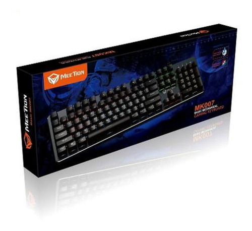 Teclado Gamer Mecanico Meetion Usb Retroiluminado Rgb Mk 007