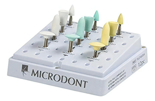 Kit Microdont Pulido Composite Polishing X 12 Odontologia