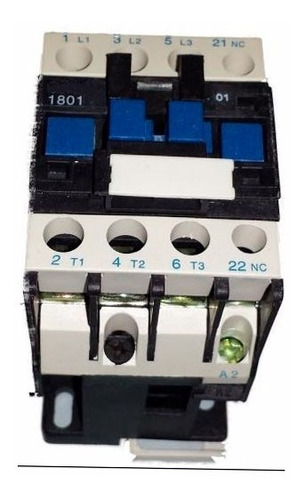 Imagen 1 de 7 de Contactor Lc1-d18 De 18amp, 220v Marca Greegoo