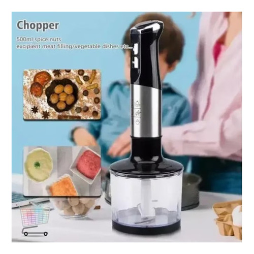Mini Pimer 3 En 1 Picador Batidor Manual
