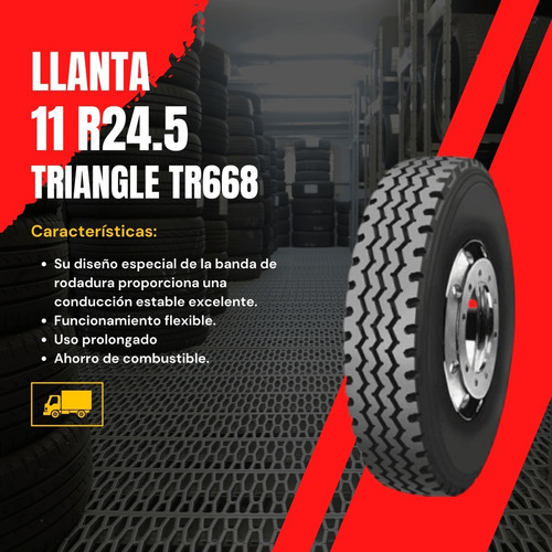 Llanta 11r24.5 Triangle Tr668