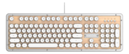 Teclado Mecánico Retro Clásico Usb Azio (maple) Con