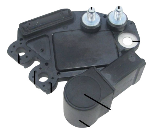 Regulador De Voltaje Valeo (12v) Gauss Peugeot 206 98-05