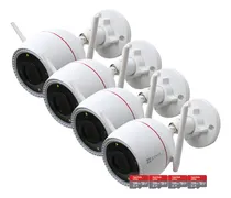 Comprar Kit X4 Camaras De Seguridad Wifi 2k Ezviz + Memorias 128gb
