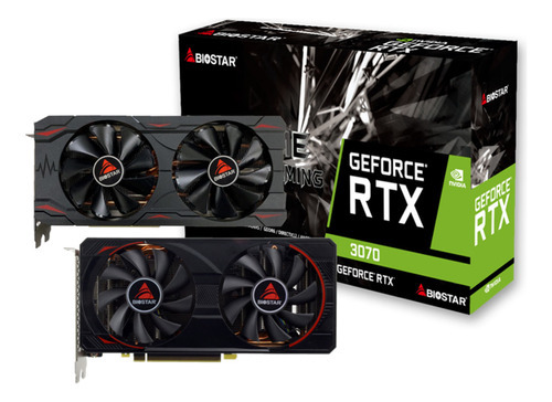 Tarjeta de Video Biostar GeForce RTX3070 8gb Gddr6