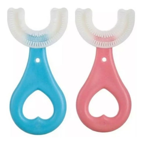 Cepillo Silicon Suave Dental Curvado Limpia Diente 360