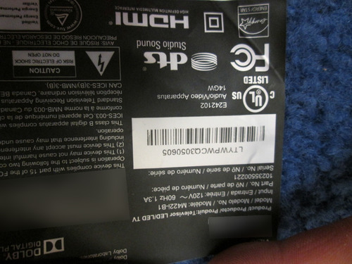 Fuente Poder Y Driver L Vizio M422i-b1 715g100-p06-003-002h (Usado)